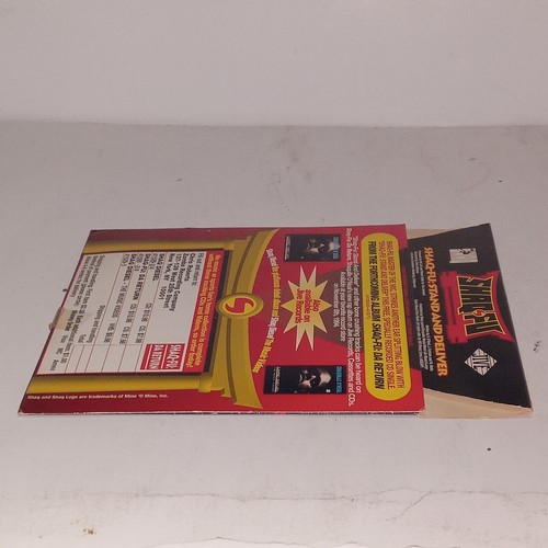 Shaq-Fu Stand And Deliver CD Sleeve Super Rare Sega Genesis Shaquille O’Neal - Imagen 4 de 10