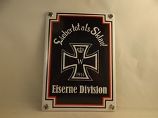 WH Smalto Scudo Stati Baltici Freikorps Eiserne Divisione " Caro Tot Come Sklav