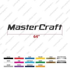 64” MasterCraft Boat Logo Decal Sticker