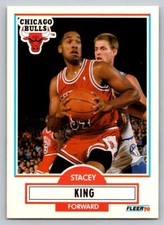 1990-91 Fleer - Stacey King #27 (RC)
