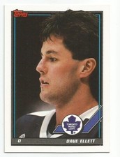 DAVE ELLETT 1991-92 TOPPS CARD MINT CONDITION