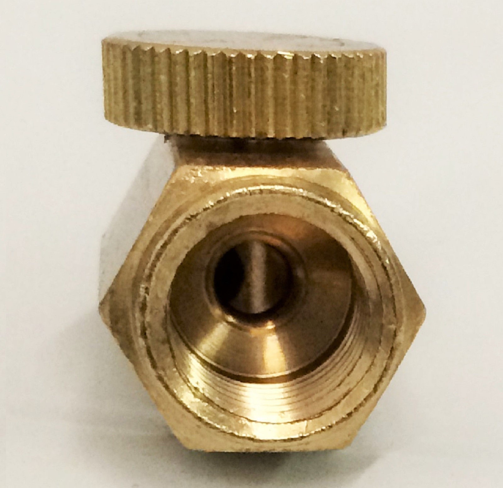 NEW 1/4" NPT Inline Regulator Solid Brass Compressed Air Pressure Valve