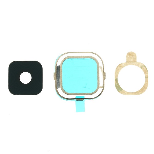 Samsung Galaxy A5 SM-A500F Kamera Glas Linse Scheibe Glas Rahmen Gold-image