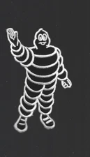 NEW 2 3/4 x 4 1/8" Michelin Tire IRON ON PATCH FREE SHIPPING