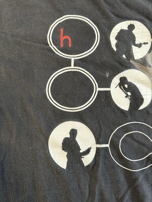 Hoobastank Unisex L T-Shirt Licensed Concert 2002 US Tour Band