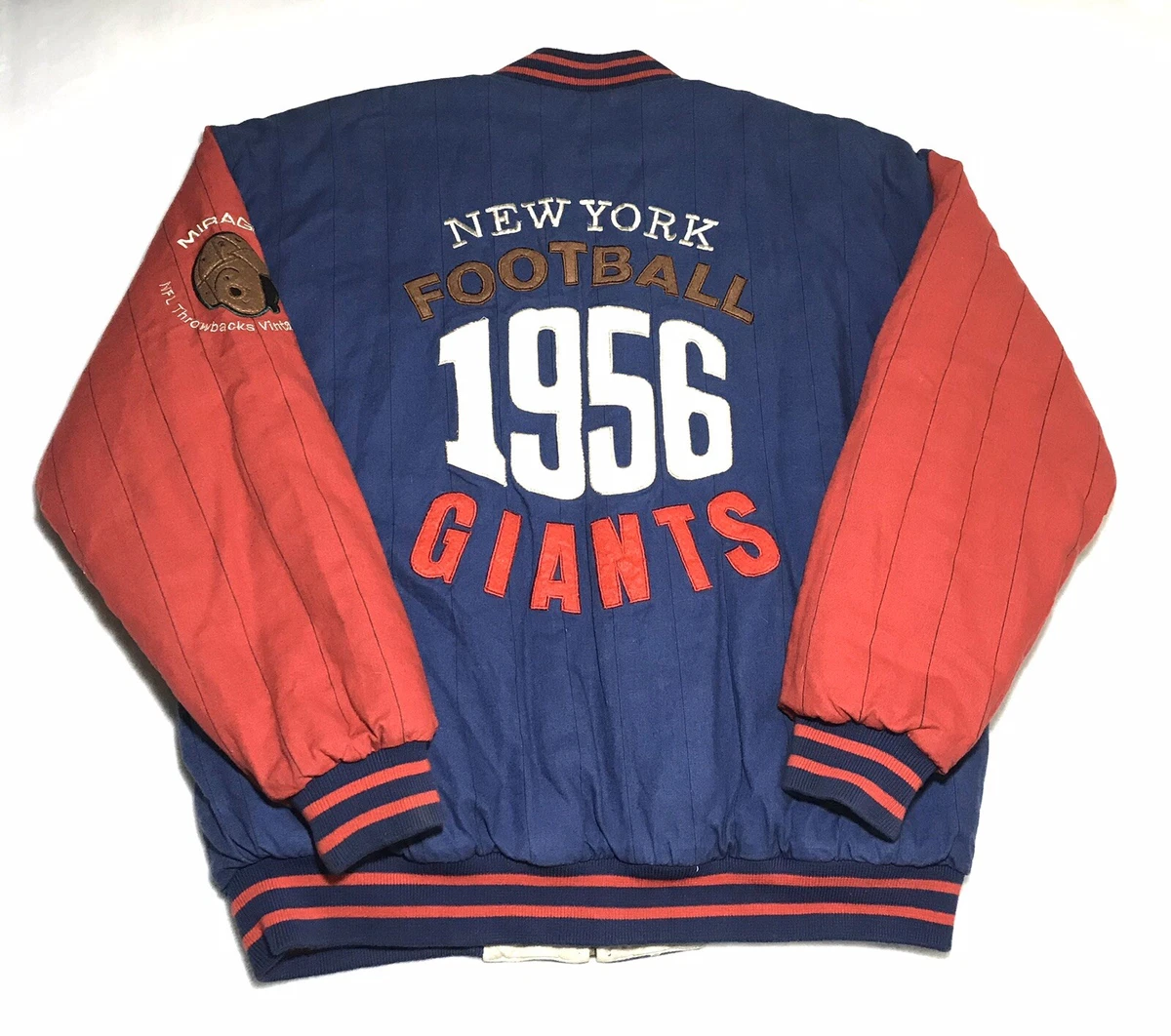 Ny giants deals varsity jacket