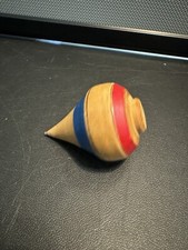 Vintage Painted Wooden Toy Top