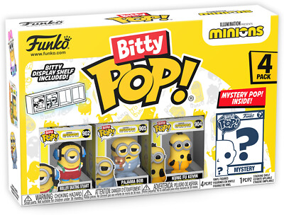 Minions Pajama Bob Stuart Kevin Bitty Pop! Funko