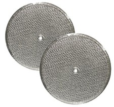 Range Hood Aluminum Grease 9.5" Round With Hole Replacement Filter By AFF 2-Pack