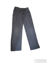 Chaps Boys Pants Gray Dress Trousers School Uniform Sz 8