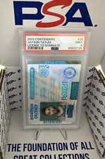 JAYSON TATUM License to Dominate 2022-23 Contenders #25 PSA  9 Mint Celtics