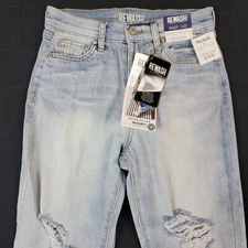 NWT Rewash Vintage Junior's Jogger Destroyed High-Rise Jeans Size 1/25