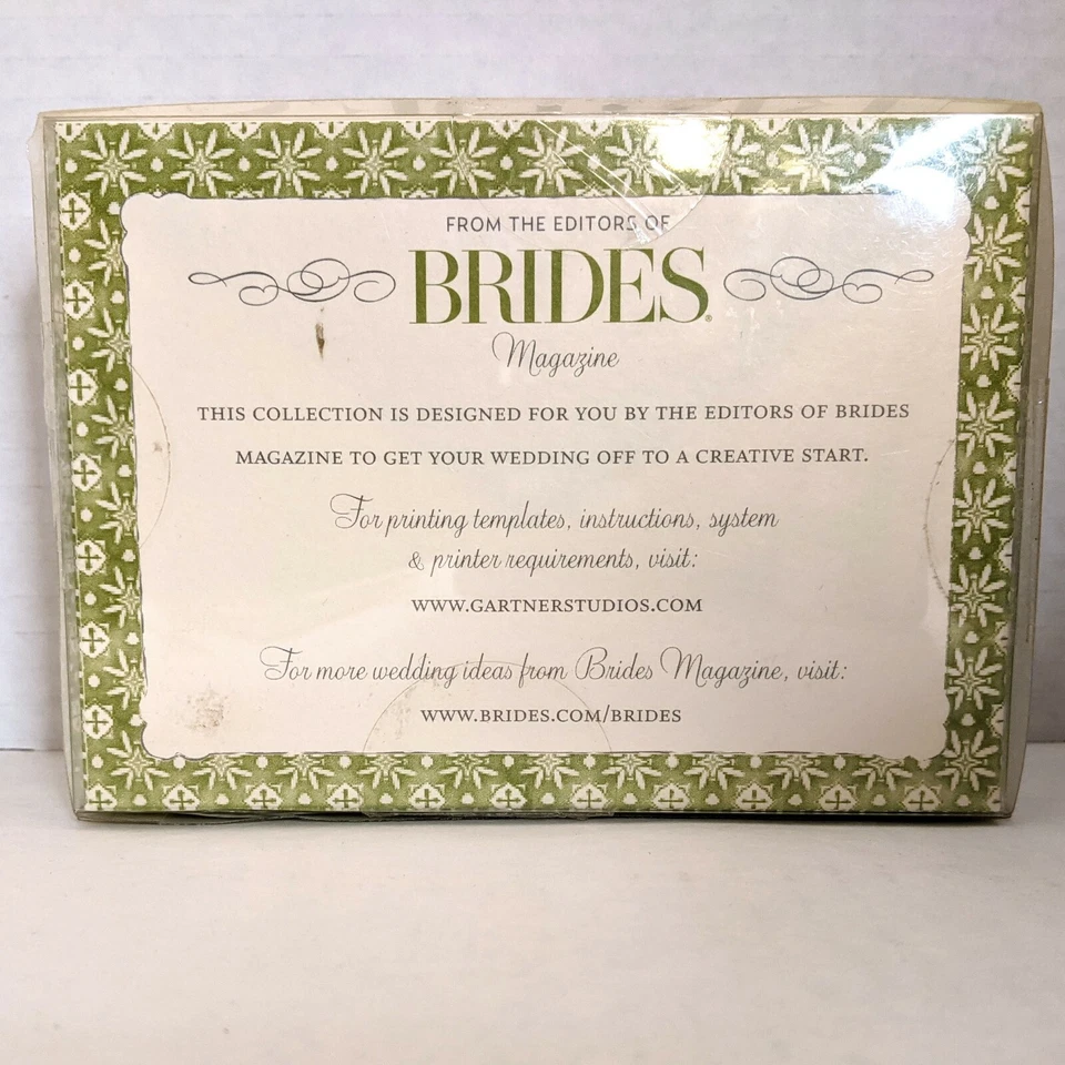 新娘杂志感谢笔记 Gartner Studios 40 克拉带信封婚礼 — 第 3/4 张图片