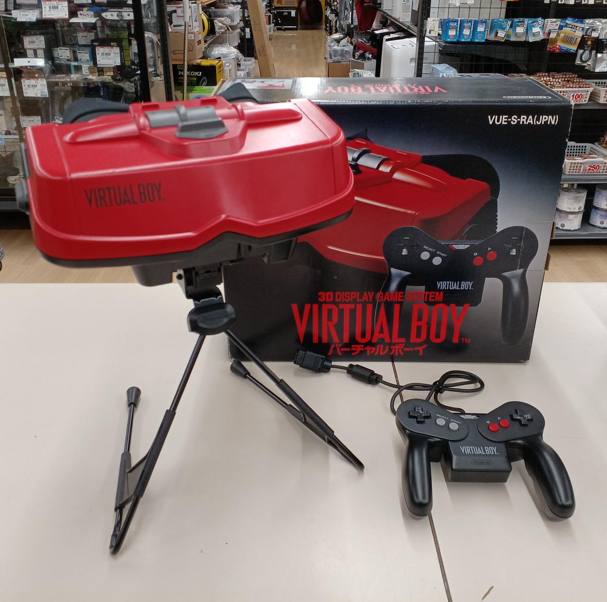 Nintendo Virtual Boy ゲームシステム 本体ソフト7本付き