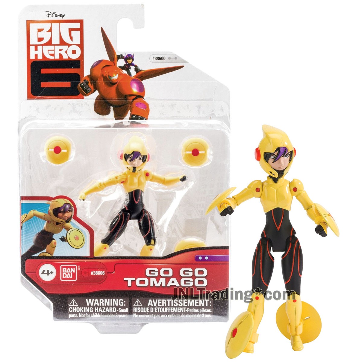 Yr 2014 Disney Big Hero 6 Movie 4 Inch Tall Figure GO GO TOMAGO w