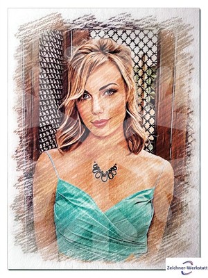 Amanda Walsh--FFBC7- -Druck auf Postkarte ohne Autogramm