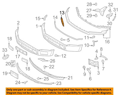FORD OEM 18-20 F-150 Front Bumper Bumper Components-Side Bracket
