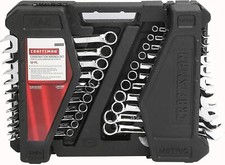 Craftsman 52 Pc Piece Combination Wrench Set Inch Metric Sae Midget New