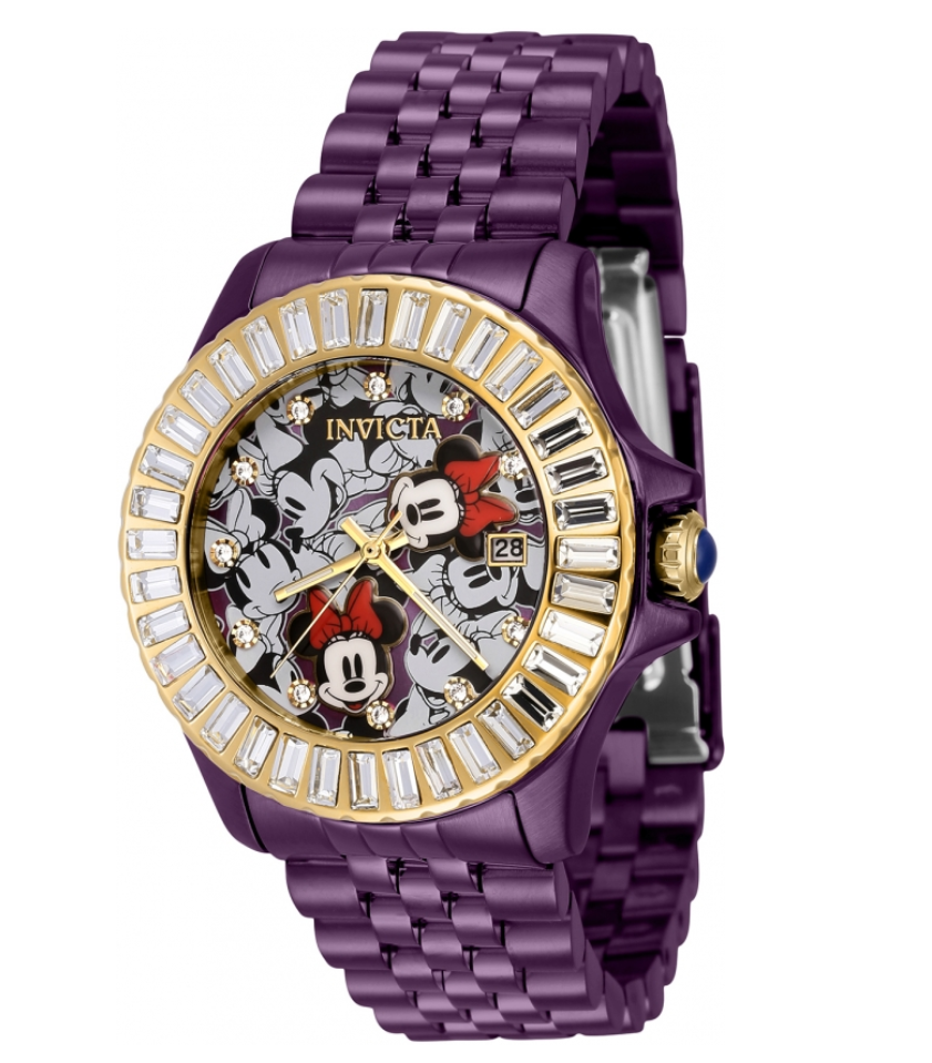 Invicta Disney Minnie Mouse Limited Edition Women's 38mm Crystal Watch 41358
