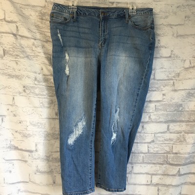 Distressed Blue Jeans - Size 16WP | eBay