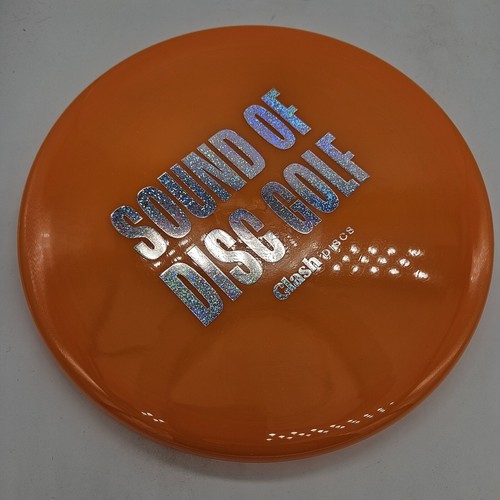 Clash Discs Steady Peppermint Sound Of Disc Golf Holiday Special Orange/Silver - Picture 2 of 3