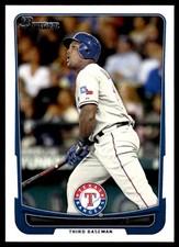 Adrian Beltre 2012 Bowman #95 Texas Rangers MLB READ FREE SHIPPING AutographDen