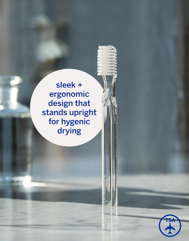 Escova de dentes clareadora com cerdas macias 45° para ângulo de escovação ideal ADA, 1 - Imagem 3 de 4