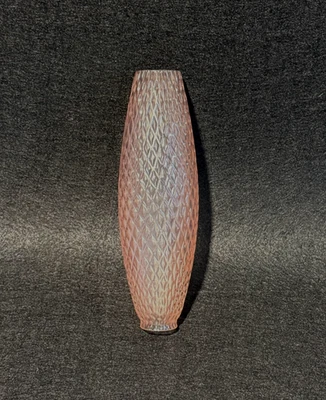 Abat-jour vintage en verre de Murano rose, H 200 mm, Trou 20 mm - Photo 1/4