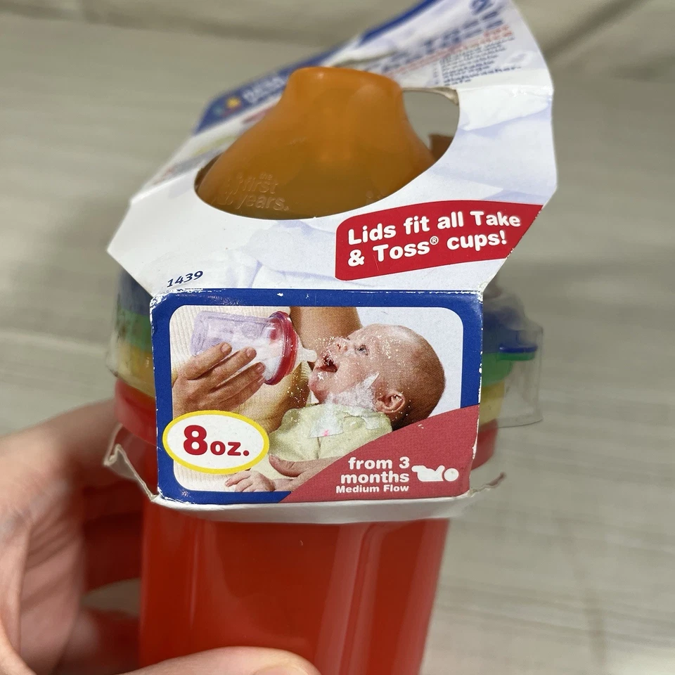 Vintage Take & Toss Bottles Set of 2 8oz Dishwasher Safe PVC Free 2004 New - Image 4 of 4