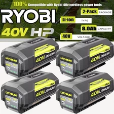 4-1PACK For Ryobi 40V 8.0Ah Battery High Capacity Lithium ion OP4050 OP40602-2