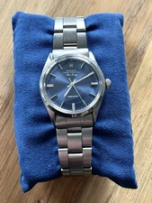 Rolex Air King Precision Men Stainless Steel Watch Silver Stick Dial 5500