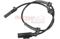 Sensor Raddrehzahl Hinten Metzger 09001191 FÜR Fiat ABS Sensor Raddrehzahlsensor
