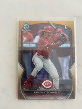 Ethan O'Donnell 2023 Bowman Chrome  Gold Refractor /50
