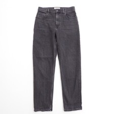 Everlane Womens The Cheeky Jean Black High Rise Straight Leg 29 Regular