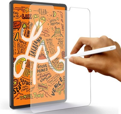 Case for iPad Pro 11 (2021) with 9H Paper-Matte Finish and Tempered Glass