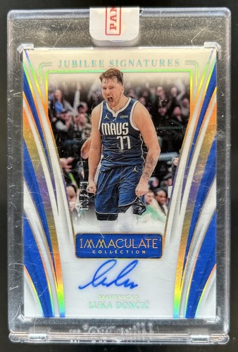 2023-24 Panini Immaculate Luka Doncic Jubilee Signatures Gold Auto #/10