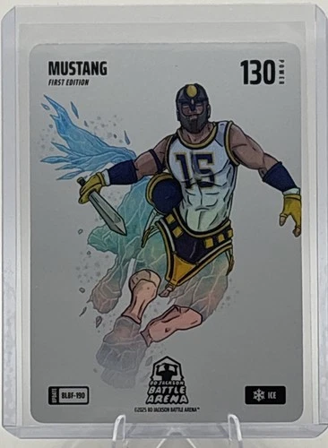Bo Jackson Battle Arena Blizzard Ice Mustang #BLBF-190 N. Jokic Free Shipping