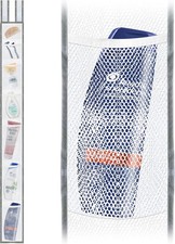60 x 6 In - White, Quick Dry, 7 Pockets, Hanging Mesh Shower Caddy