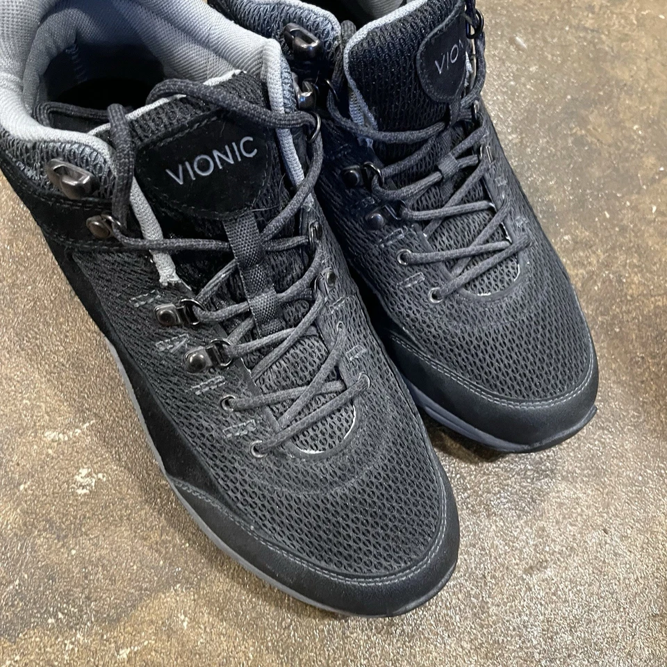 Vionic Cypress Hiking Boot Sneaker Black Women's Size 9 - Image 3 of 4
