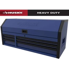 Heavy-Duty 52 in. W x 20 in. D 6-Drawer Matte Blue Steel Top Tool Chest