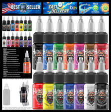 Hawink Tattoo Ink Set 1/2 oz 15ml Tattoo Supply 14 Colors Pigment Kit TI203-15