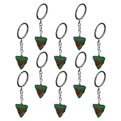 10 Pcs Simulated Keychain Novelty Pendant Charm Child