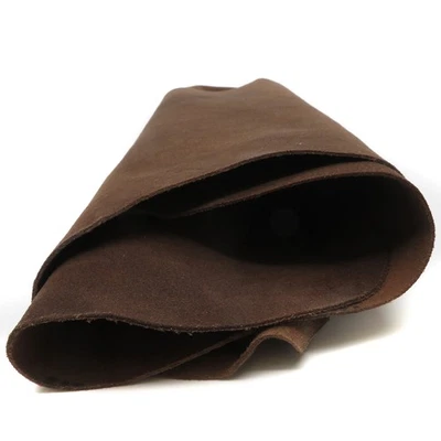 ESNADO Lederhaut - Wildleder - echtes Büffelleder | Dicke: 1,5 - 2 mm | Größe: in qm