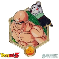 Golden Series 2: Dragon Ball Z Tien and Chiaotzu Pin by Zen Monkey Studios NEW!