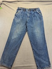 Vintage Bugle Boy Jeans Men's 38 Blue Denim Baggy Wide Leg Y2K