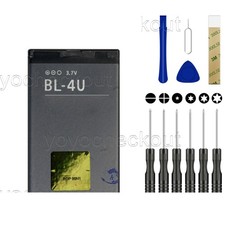 For Nokia C5-03 C5-06 5250 530 3120C 6216C 6600S Repair Battery BL-4U Tool USA