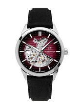 Pierre Lannier 315D153 Montre Automatique Homme Argent/Rouge/ Noir Ø43mm Skele