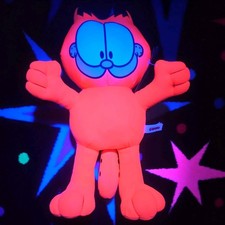 Garfield 9  Plush Stuffed Animal Neon Pink The Toy Factory