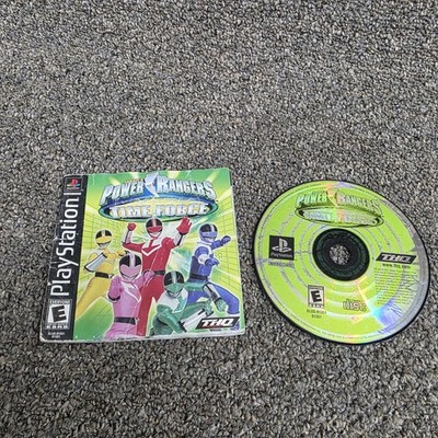 M2 Saban's Power Rangers: Time Force (PS1, 2001) Disc & Manual Only ( Untested 