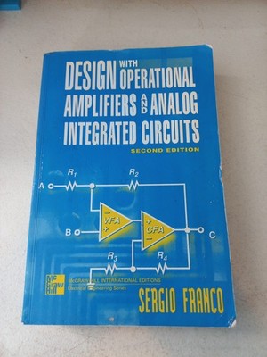 Design with Operational Amplifiers and Analog Integrated Circuits international 